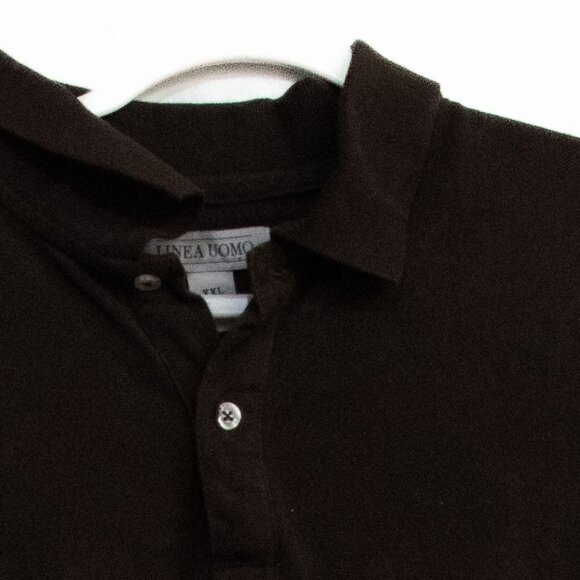 Linea Uomo Brown Polo Shirt Size XXL - Picture 2 of 8